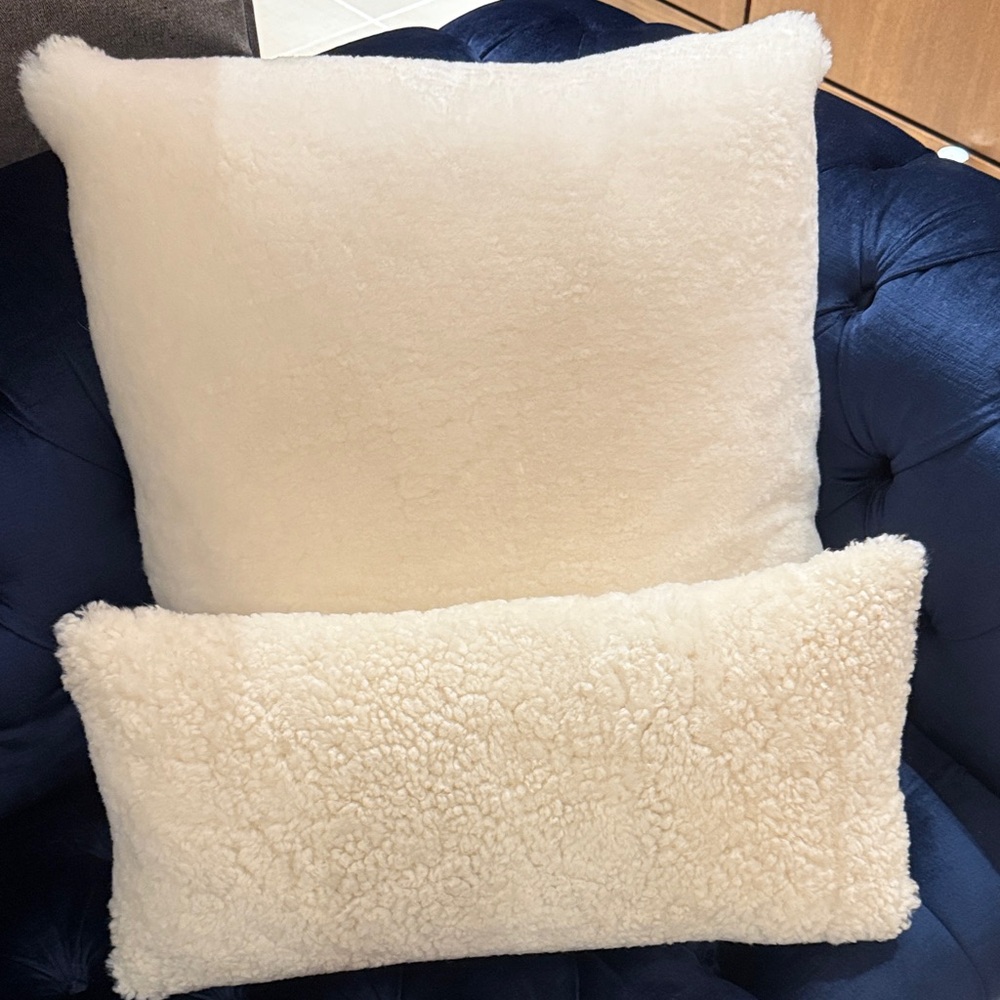 Cozy Cream Accent Pillow Set